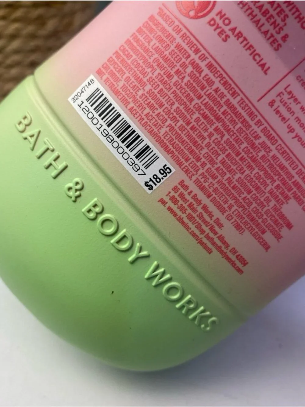 “Watermelon Whirl” Bath & Body Works Fruit Fusion New 3 Pc Body Care Set